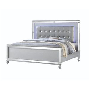 Sterling Bed in Silver