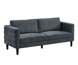 Brayden Charcoal Grey Fabric Loveseat U521